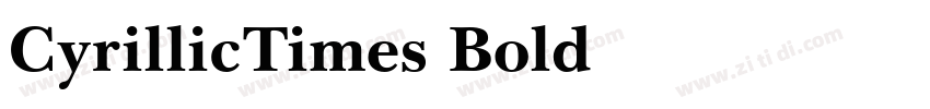 CyrillicTimes Bold字体转换